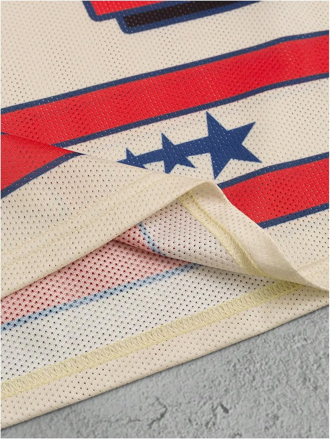 Men's Number Graphic Short Sleeve Jersey Shirts Oversized Y2K Star V Neck Colorblock Tee Shirt Top