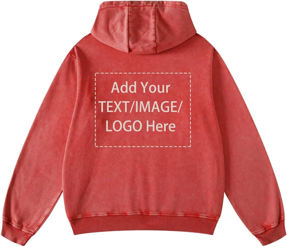 MGL&QQJ Custom Mens Hoodie Vintage Casual Streetwear Overasized Hoodies Unisex Pullover Acid Wash Hooded Sweatshirt D0211