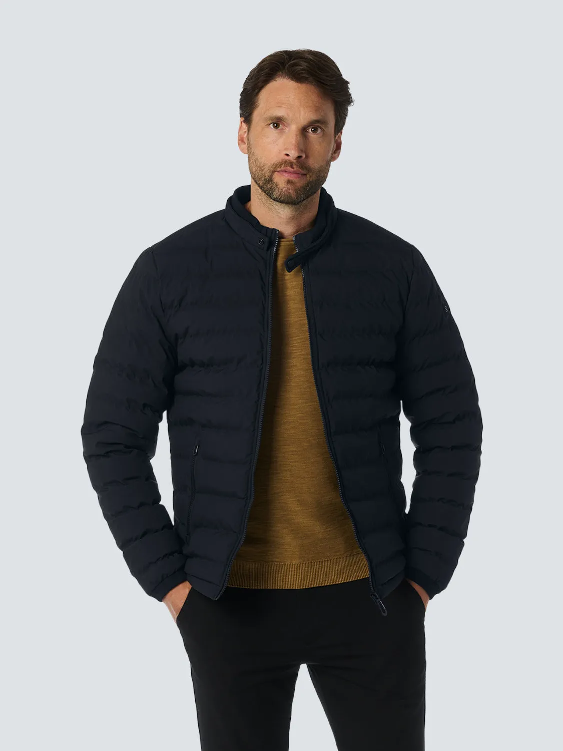 No Excess Padded Jacket: Short Fit - Night