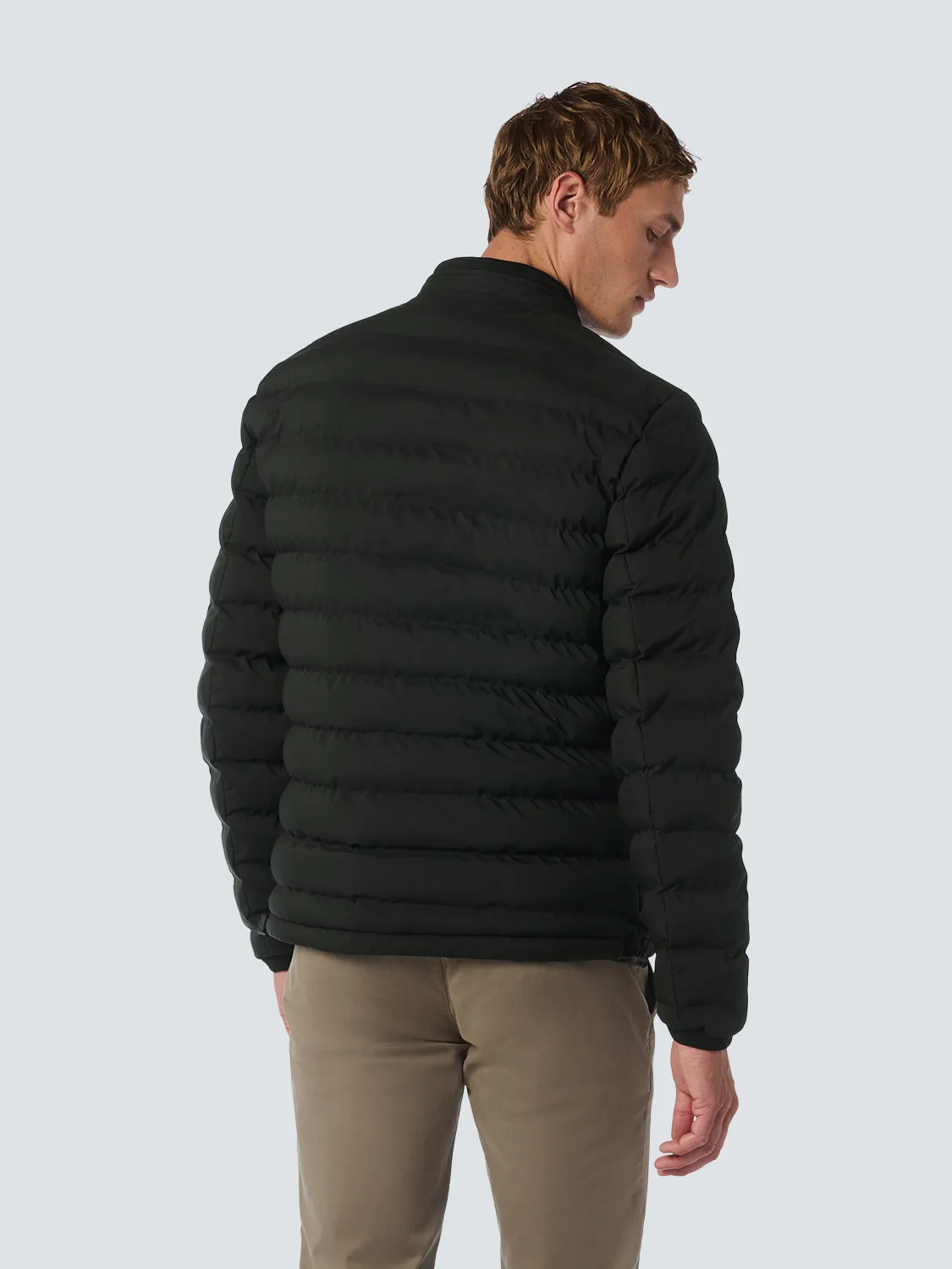 No Excess Padded Jacket: Short Fit - Night