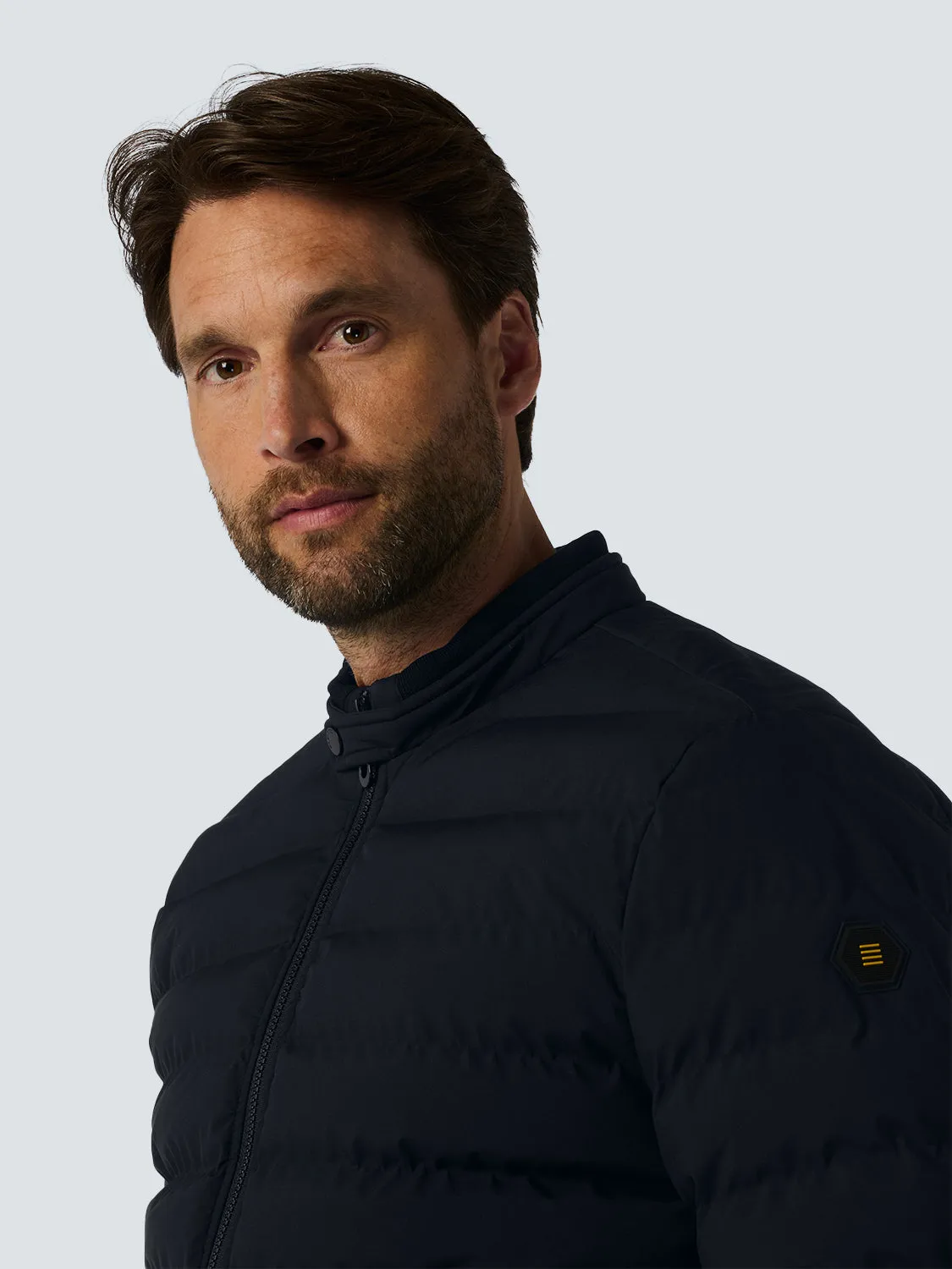 No Excess Padded Jacket: Short Fit - Night
