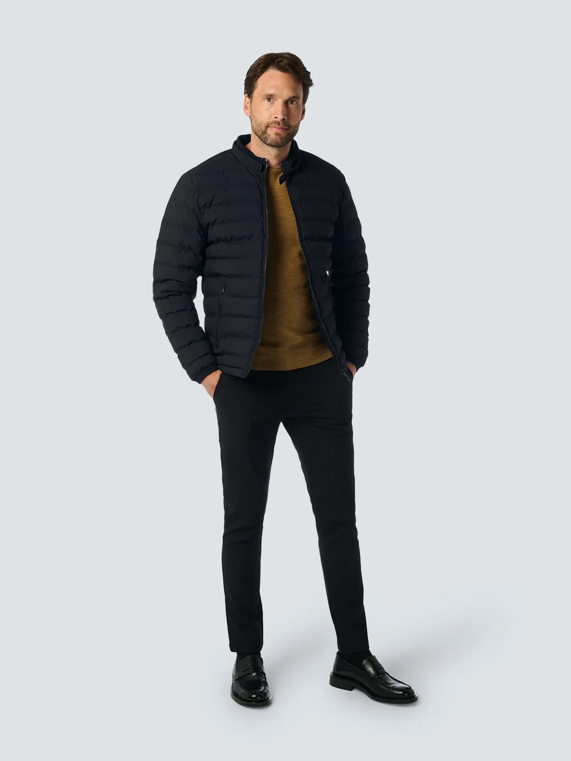No Excess Padded Jacket: Short Fit - Night