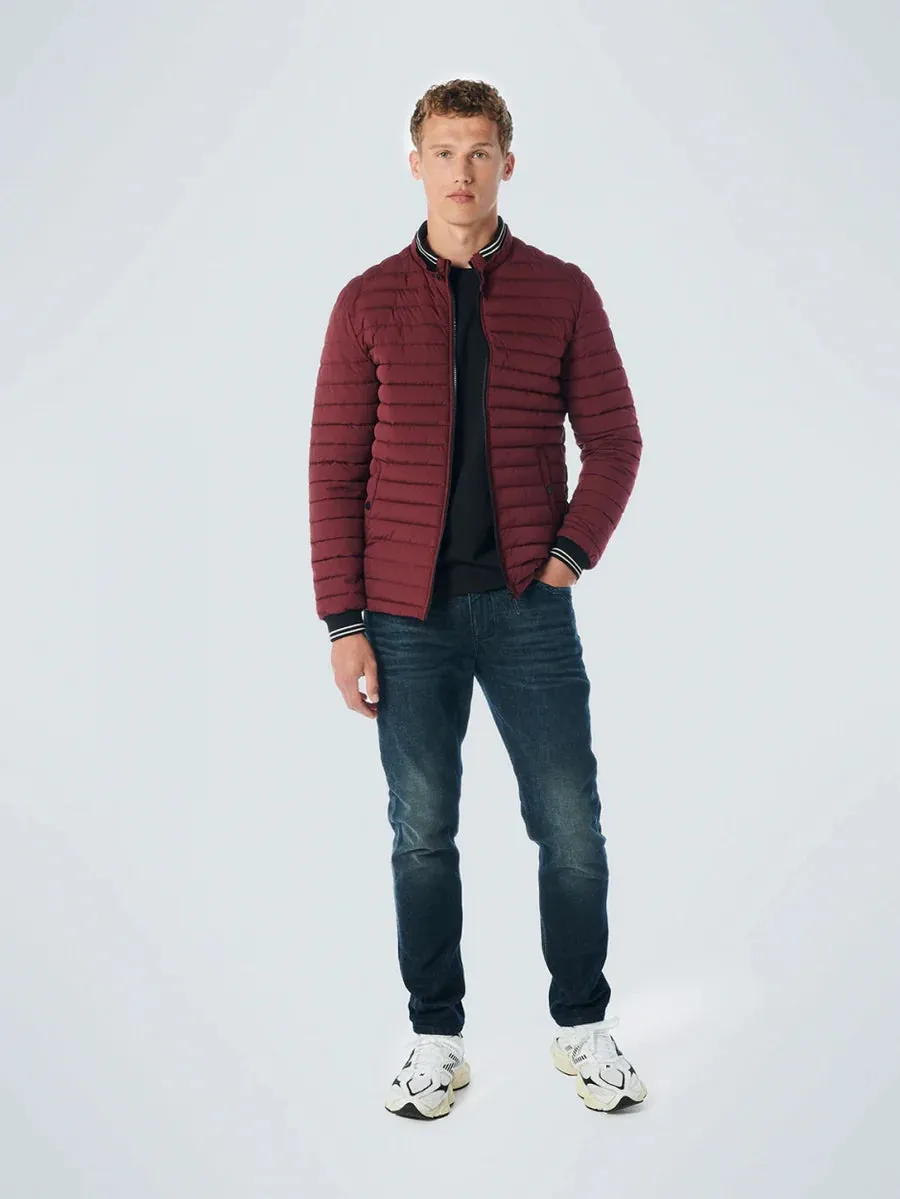 No Excess Short Fit Padded Jacket -  Dark Red