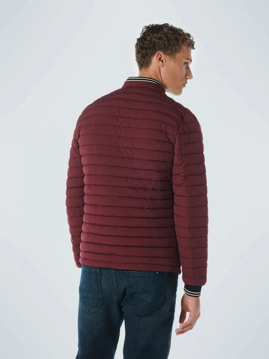 No Excess Short Fit Padded Jacket -  Dark Red