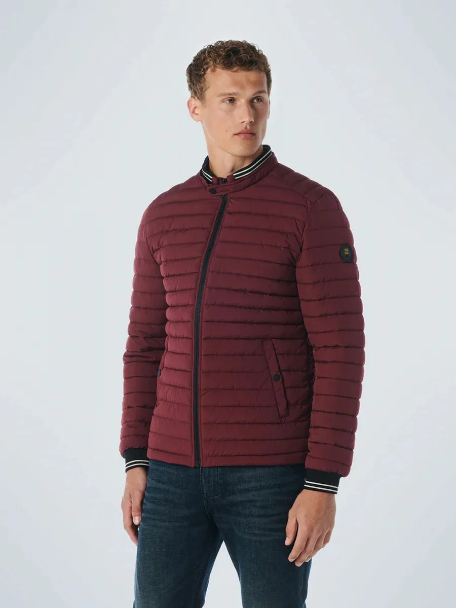 No Excess Short Fit Padded Jacket -  Dark Red