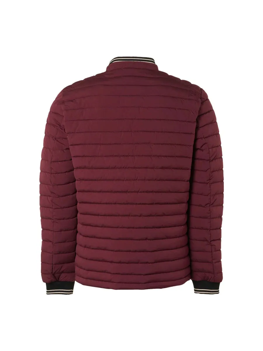 No Excess Short Fit Padded Jacket -  Dark Red