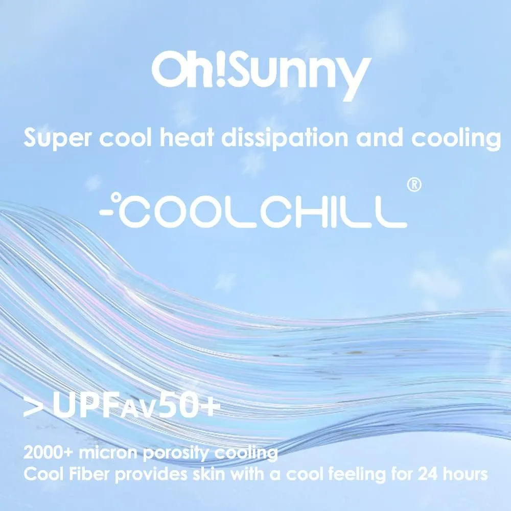 OHRAIN Long Sleeve Sun Skin Coat for Women UPF 50  UV Protection Long Hoodide Full Zip Cooling Trench Outdoor Hiking SLC3M384