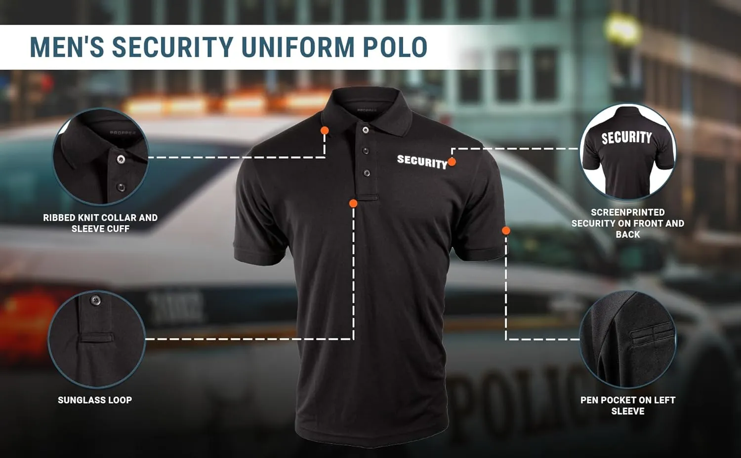 Propper Short Sleeve Security Uniform Polo Shirt