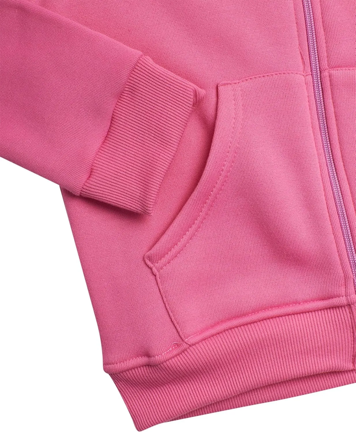 Real Love Girls' Jog Set - 2 Piece Soft Fleece Zip Up Hoodie and Flare Cargo Pants - Activewear Set for Girls (Sizes: 7-16)