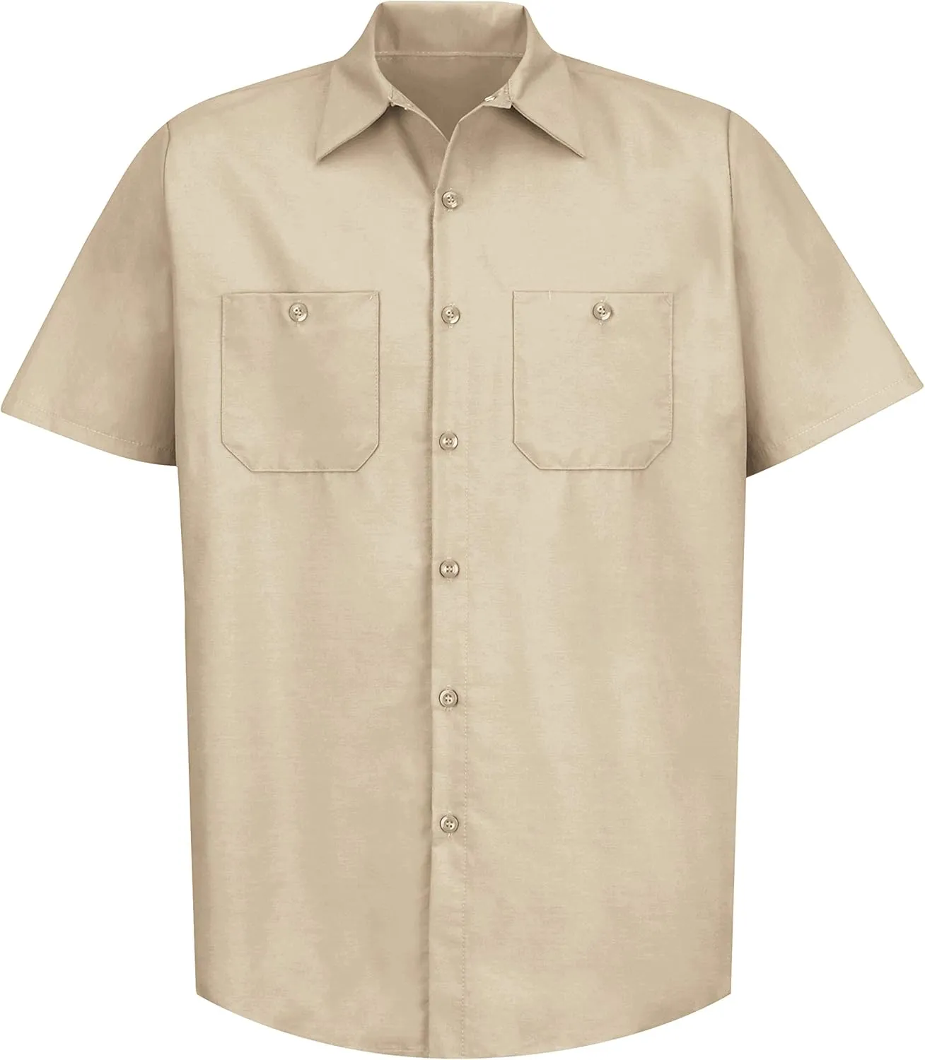 Red Kap Men's Industrial Work Shirt, Regular Fit, Short Sleeve