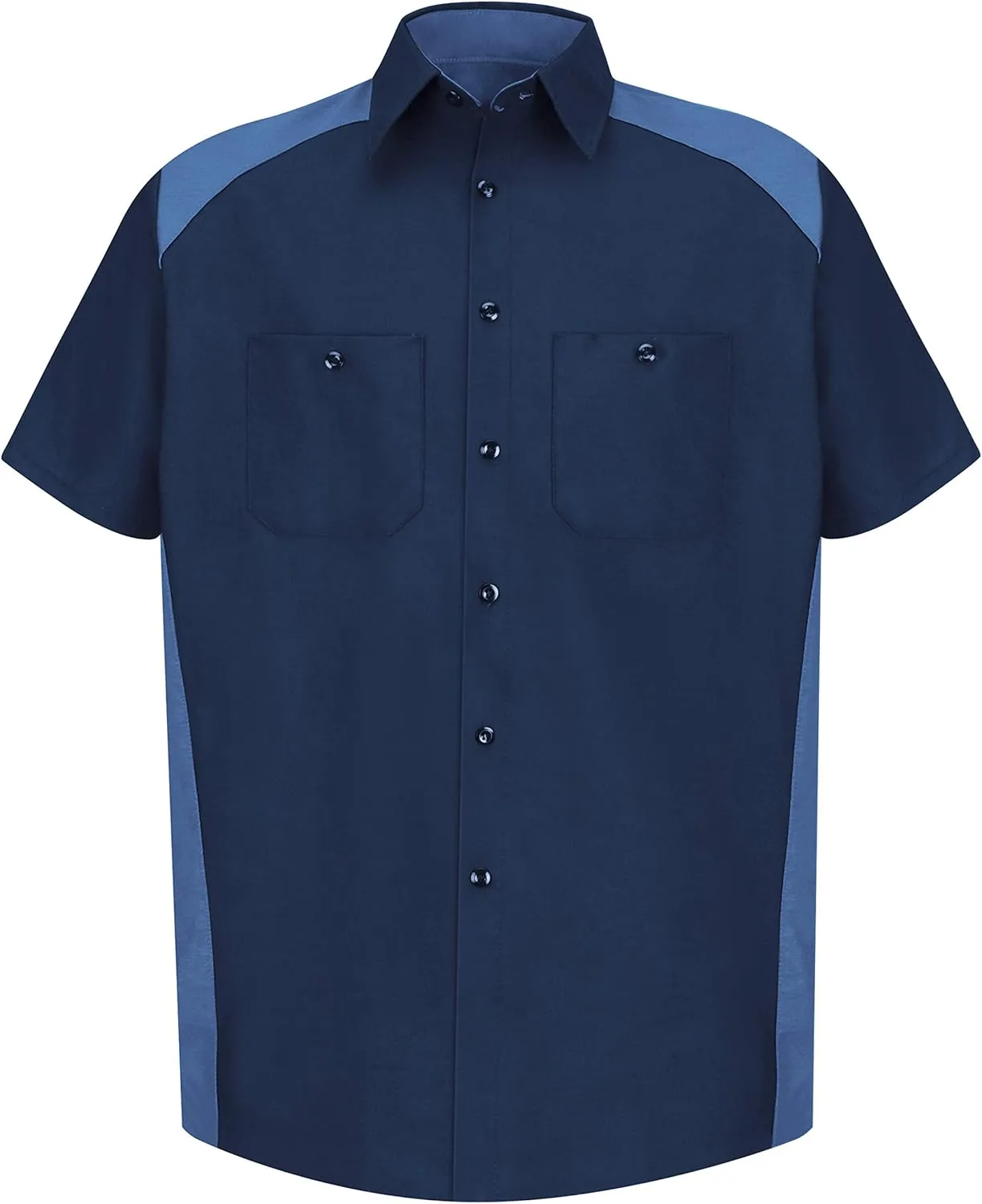 Red Kap Men's Motorsports Shirt, Short Sleeve