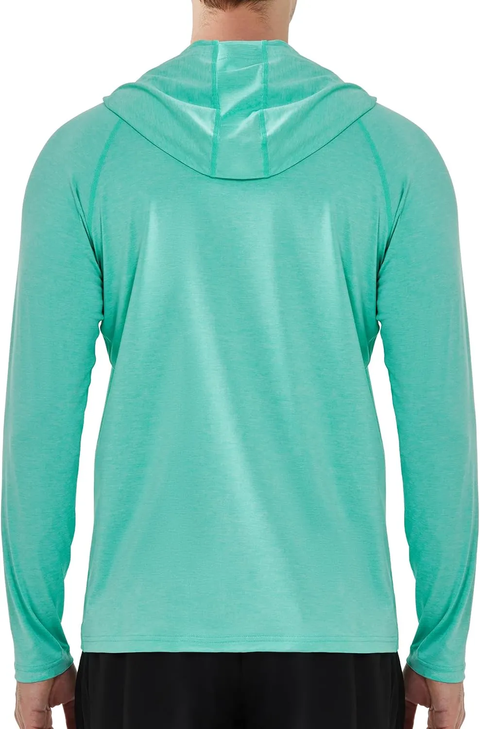 Roadbox Men's UPF 50  Fishing Shirts, Long Sleeve UV Sun Protection SPF Hoodie, Quick Dry Swim Rash Guard for Outdoor Hiking