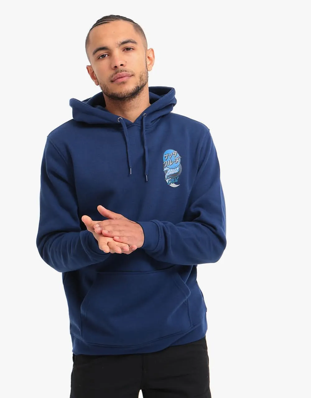 Santa Cruz Dot Group Pullover Hoodie - Dark Navy