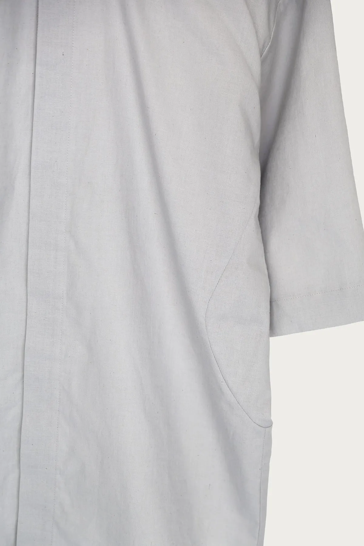 Short Sleeve Gusset Shirt - Fog