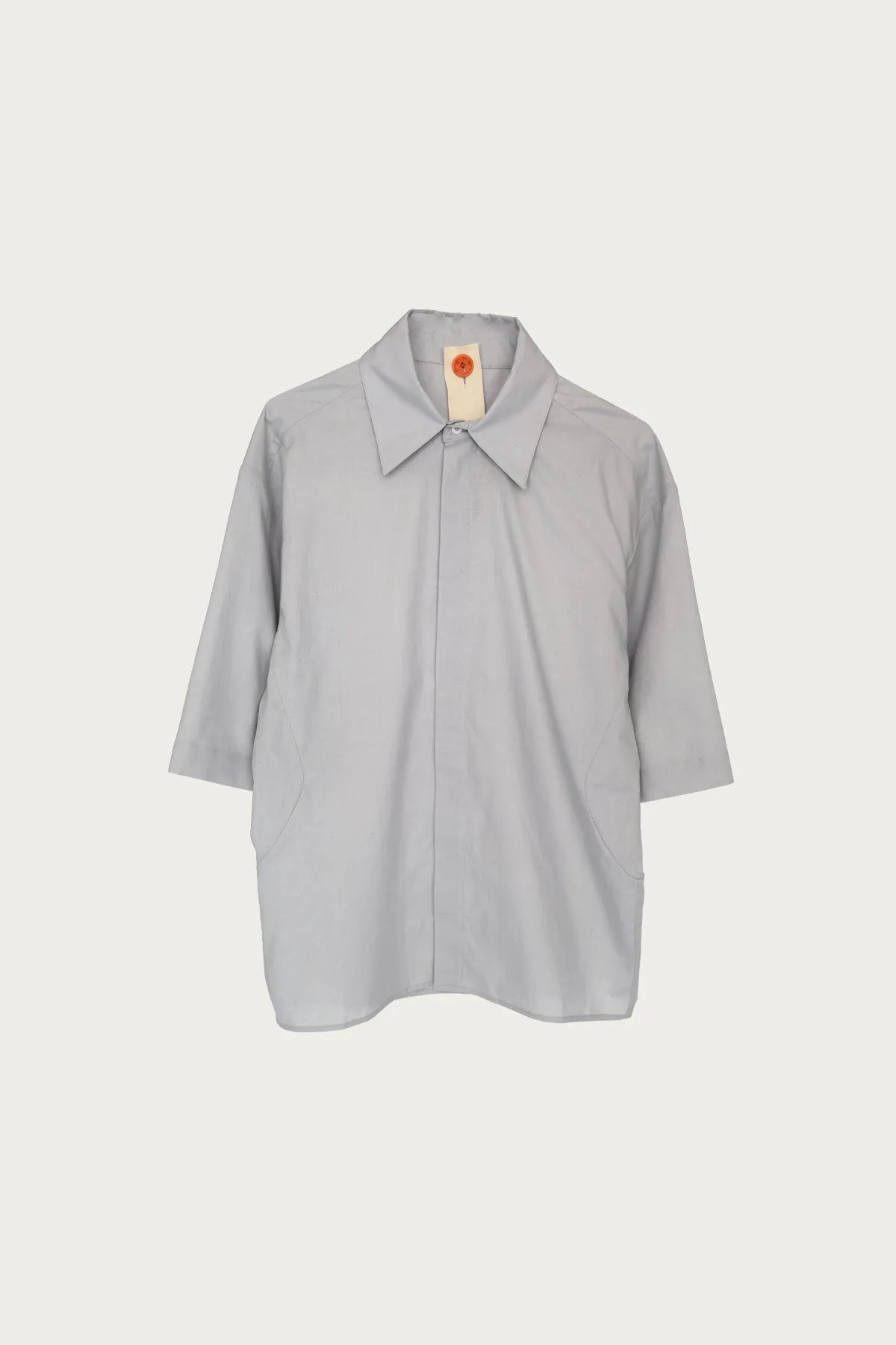 Short Sleeve Gusset Shirt - Fog
