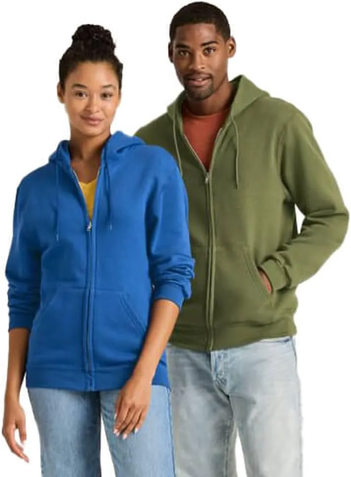 Soffe Men's Training Fleece Zip Hoodie Sweatshirt