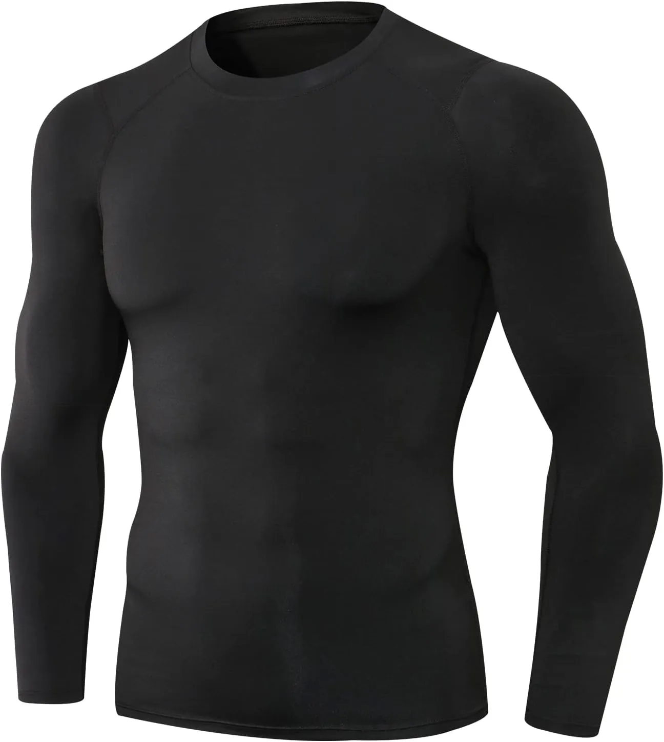 SPVISE Men's Compression Shirt Long Sleeve Athletic Workout T-Shirts Top Active Sport Baselayer Undershirt Gear Shirt Dry Fit