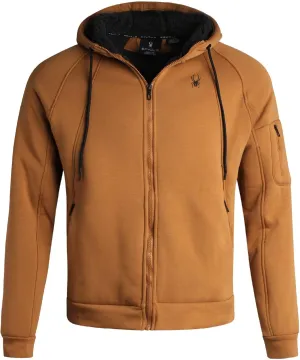 Spyder Men's Hoodie - Sherpa Lined Fleece Zip Up Jacket with ThermoWeb Insulation - Warm Outerwear Hoodies for Men (S-XXL)
