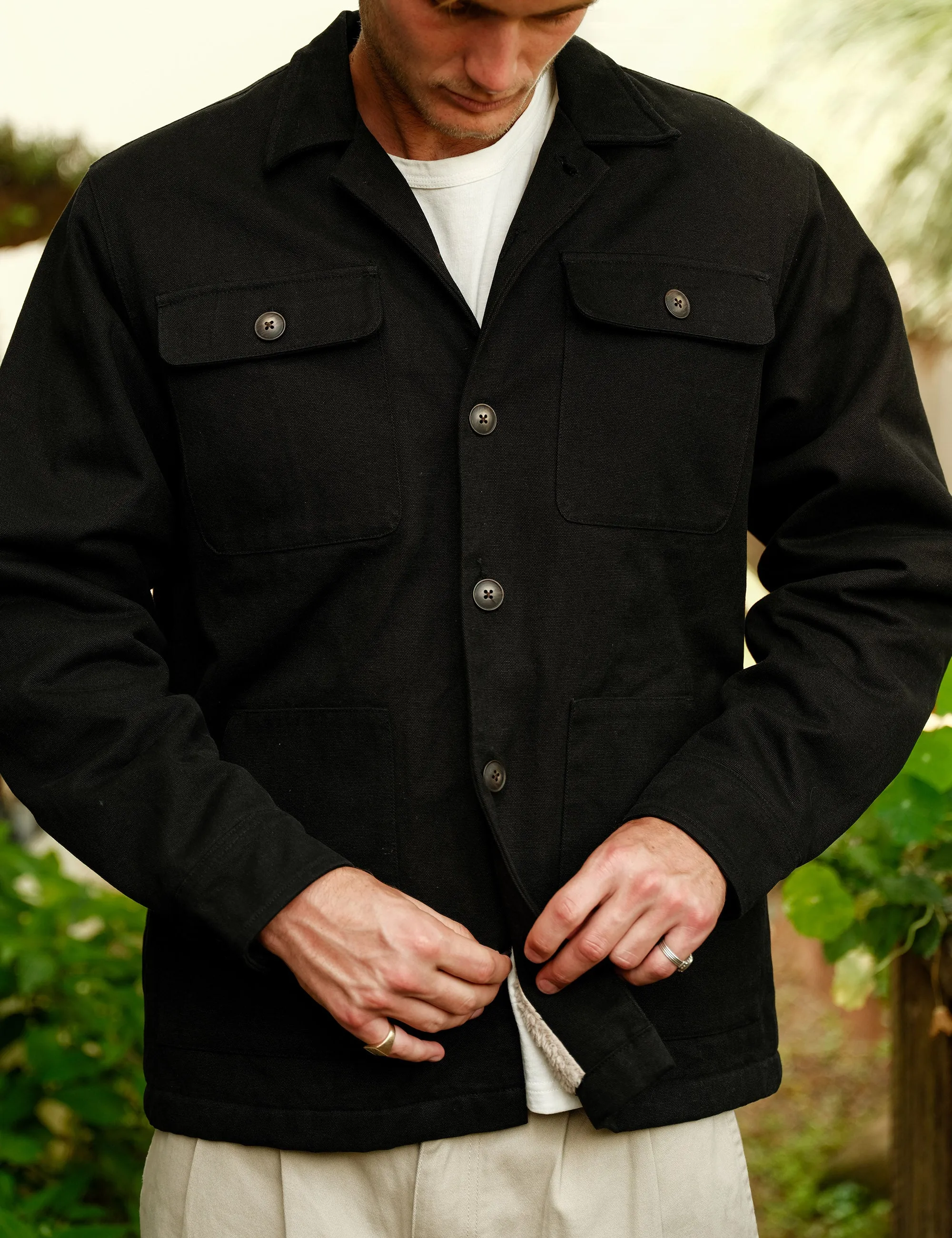 Stockyard Sherpa Jacket - Black