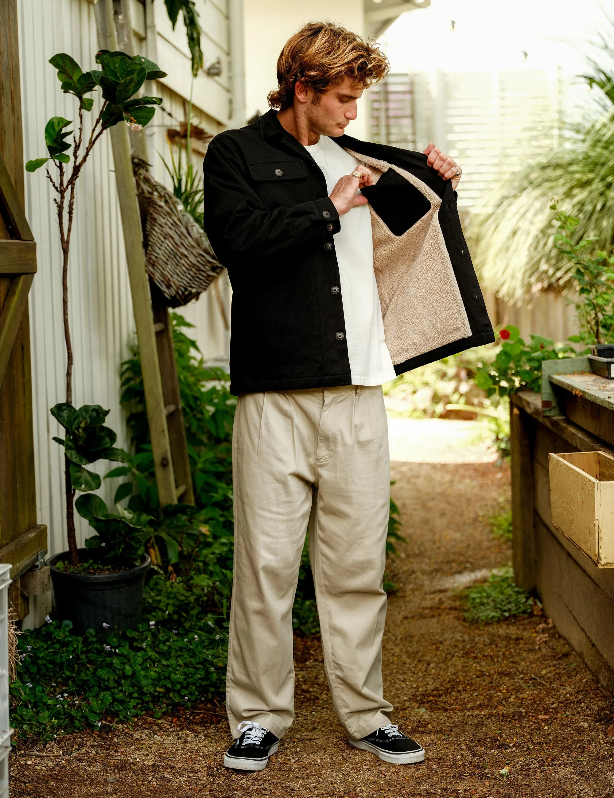Stockyard Sherpa Jacket - Black