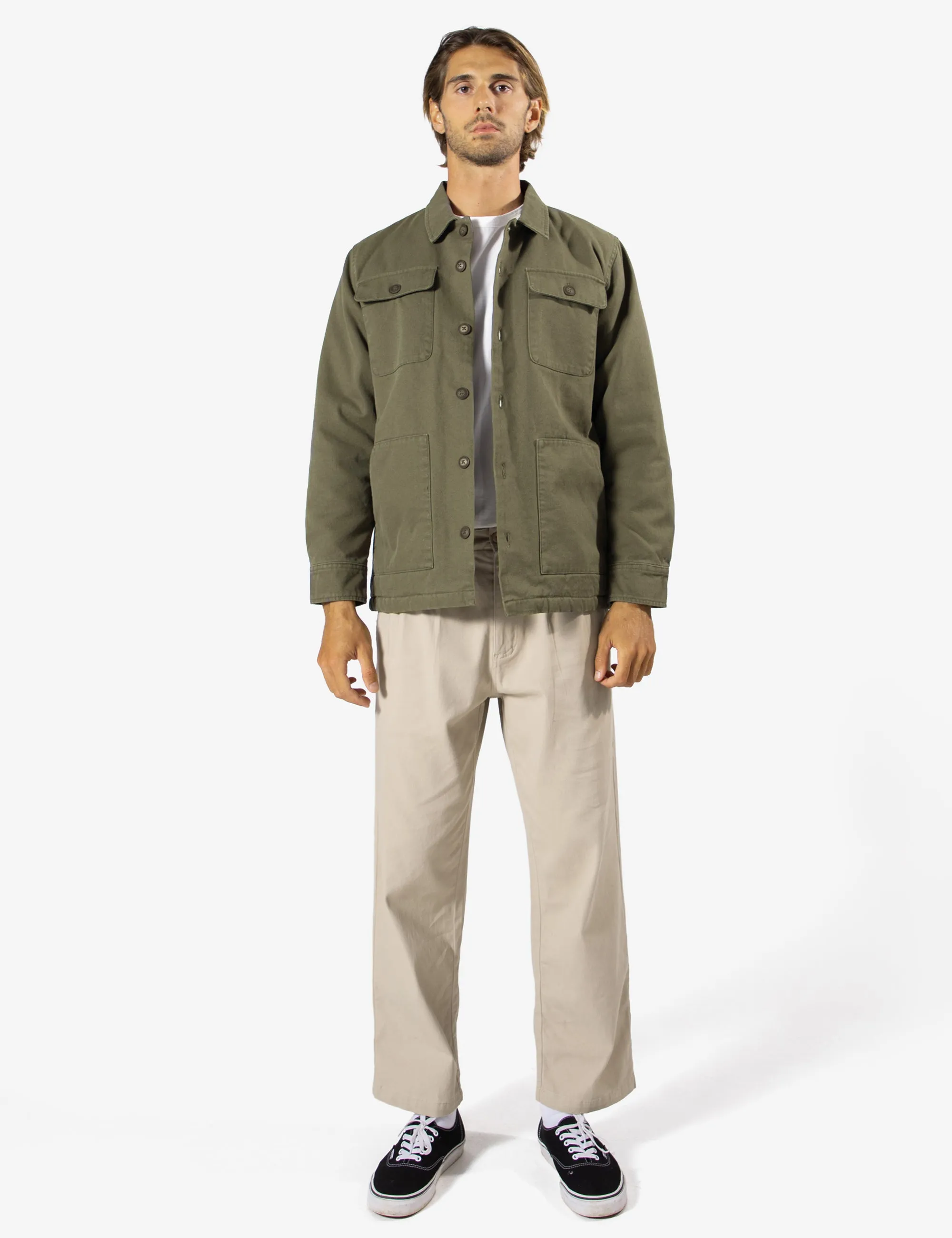 Stockyard Sherpa Jacket - Fatigue