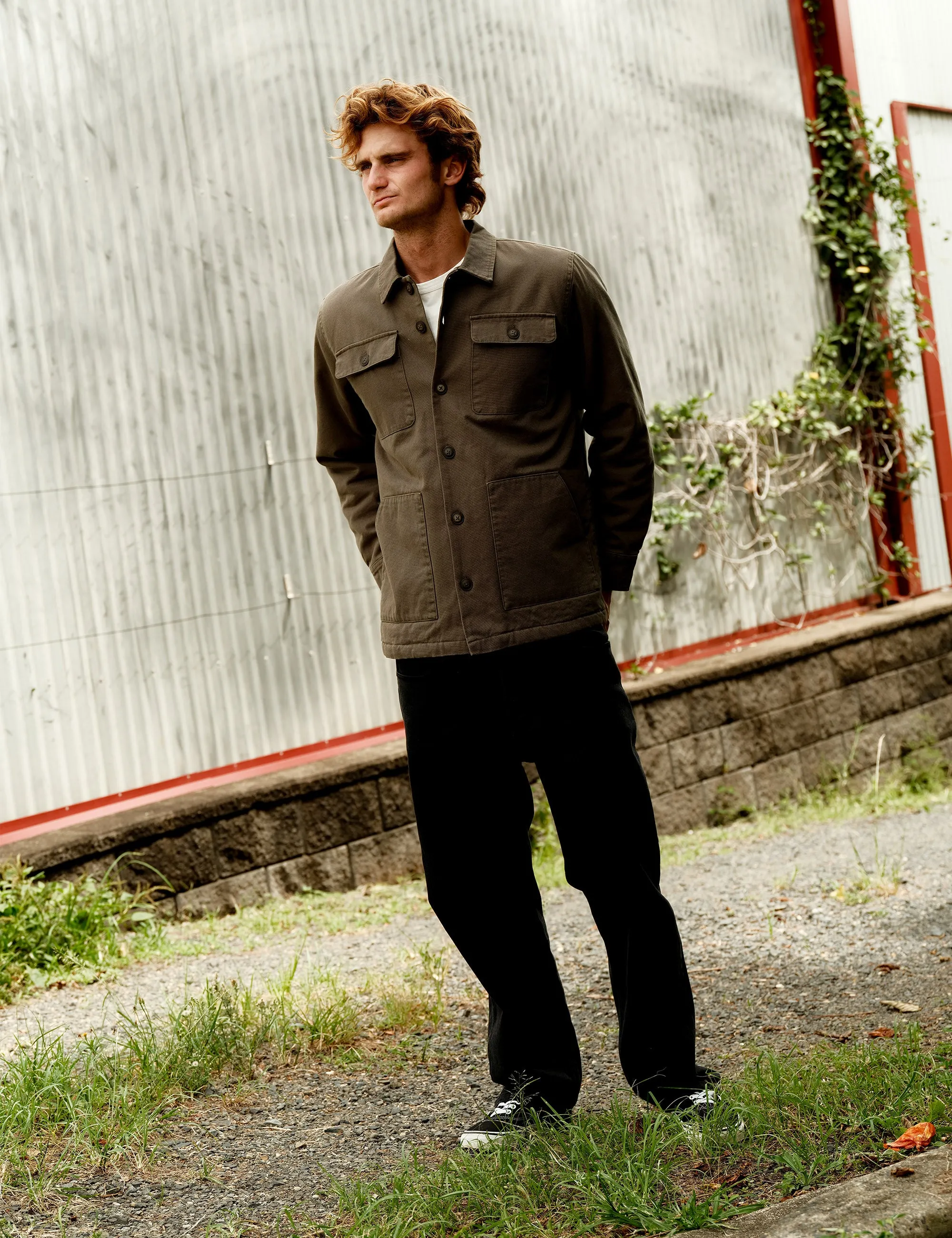 Stockyard Sherpa Jacket - Fatigue