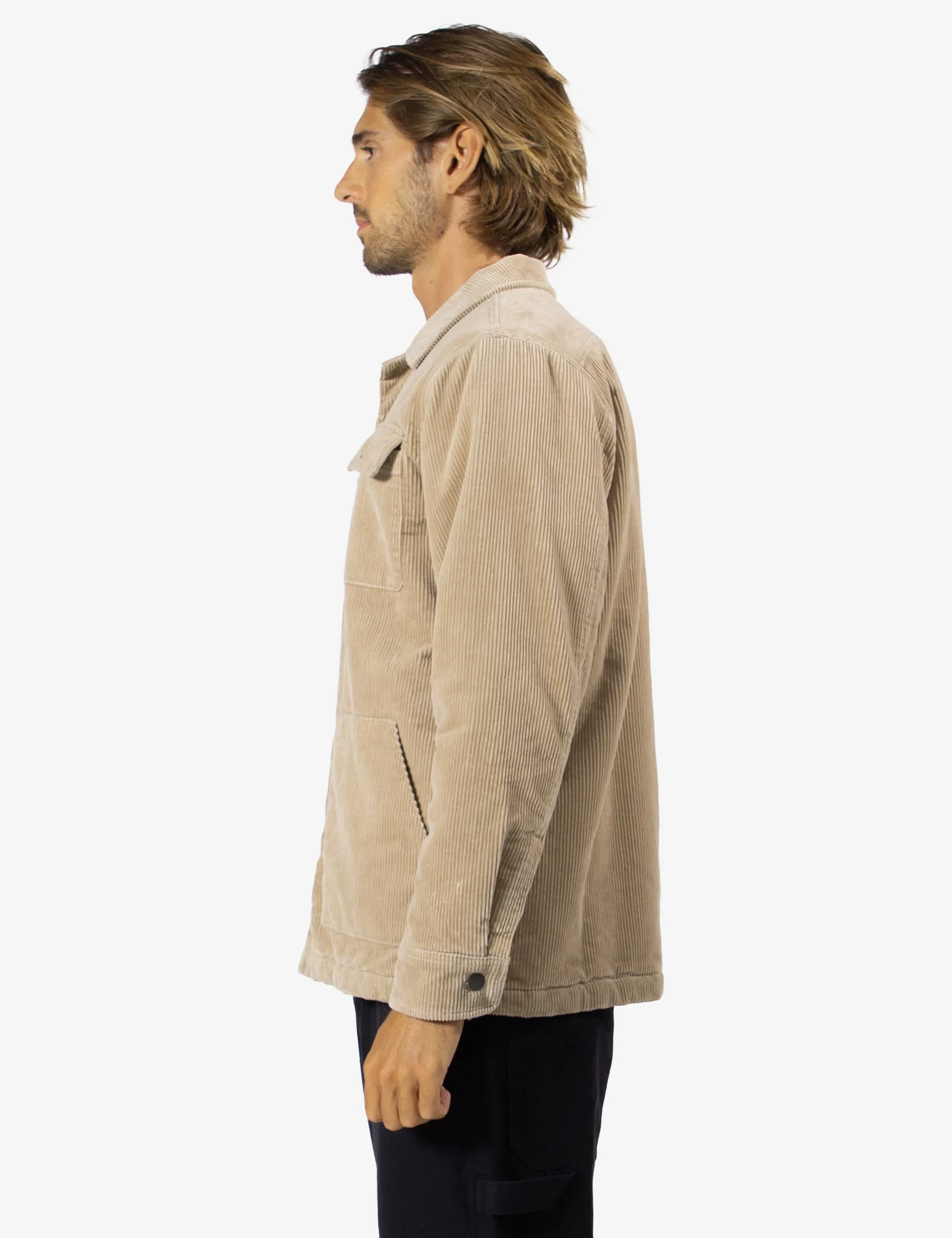 Stockyard Sherpa Jacket - Stone Cord