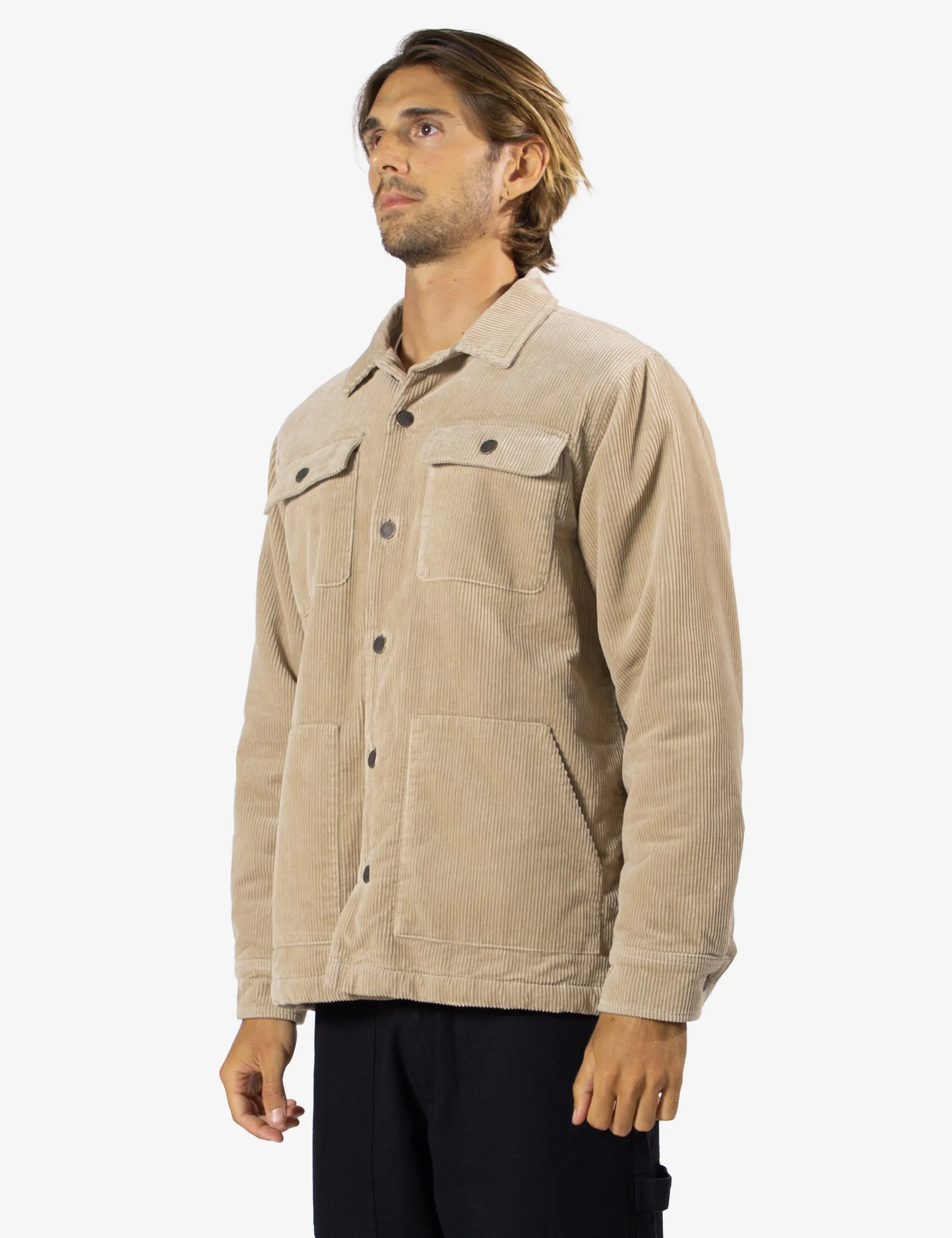 Stockyard Sherpa Jacket - Stone Cord