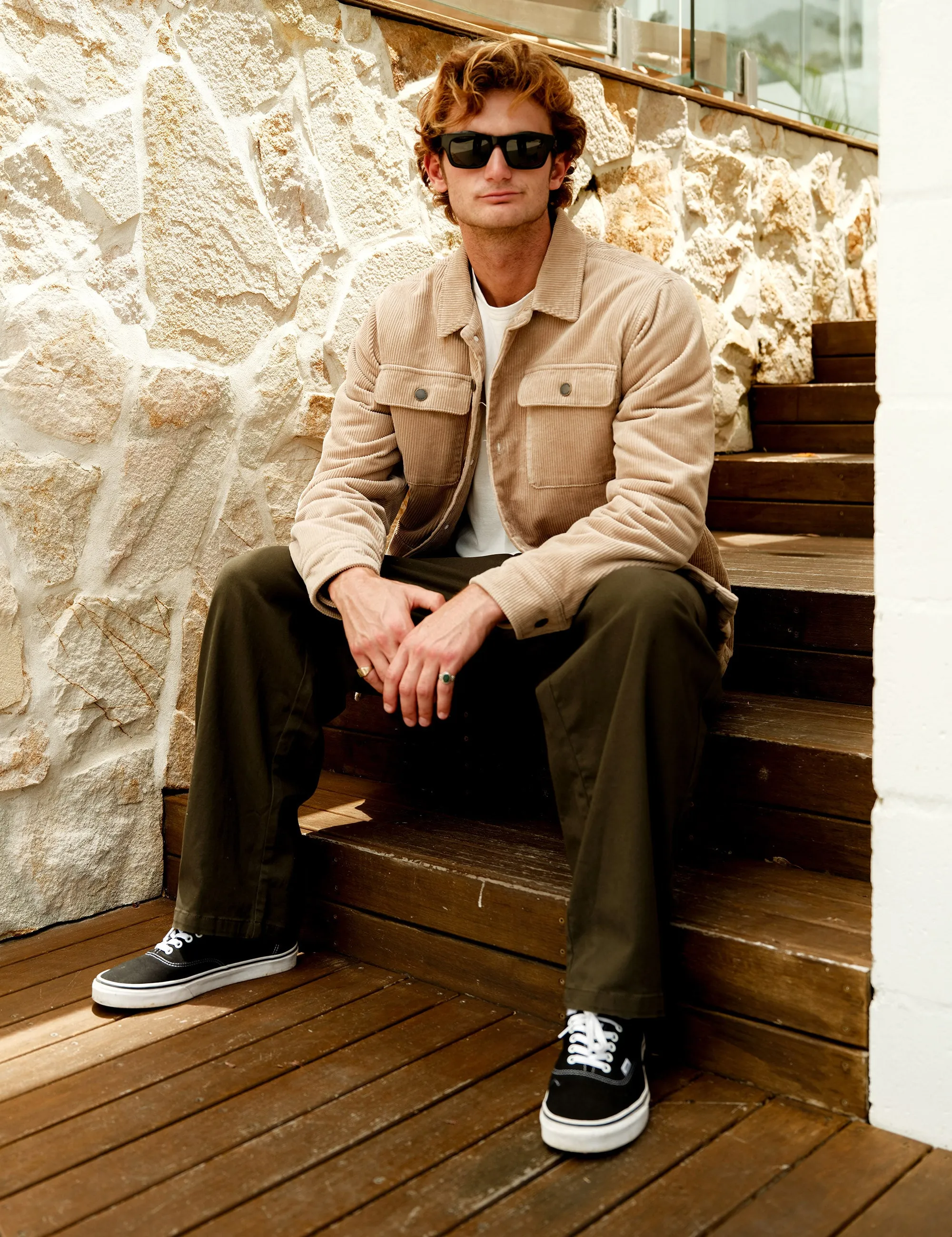 Stockyard Sherpa Jacket - Stone Cord