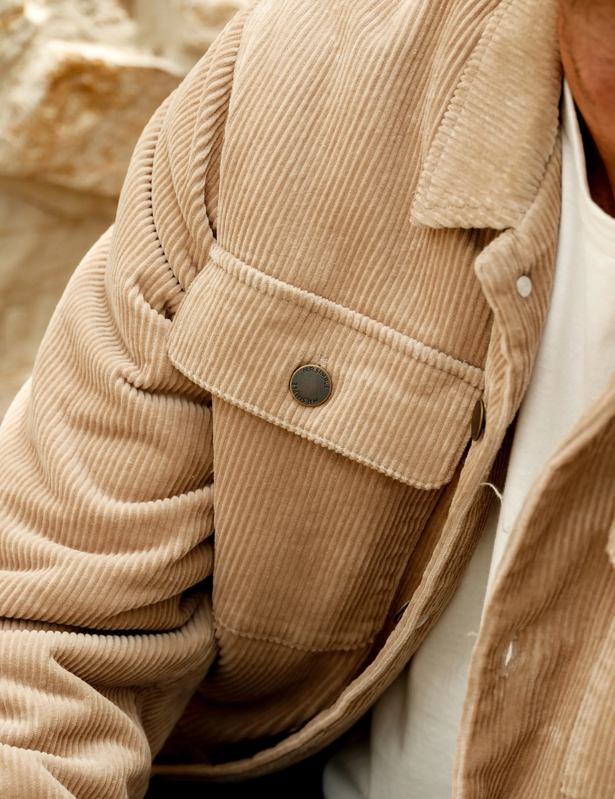Stockyard Sherpa Jacket - Stone Cord