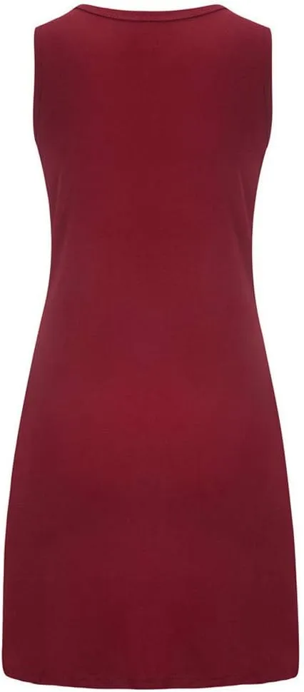 Summer Dresses for Women 2024 Plus Size Floral Beach Sundresses Casual Sleeveless Crewneck Trendy Swing Dress