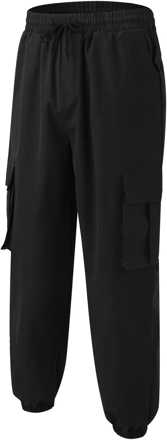 Sweatpants for Men Loose Fit Dress Pants for Men Stretch Waist Match Mens Wild Cargo Pants Corduroy Baggy Pants Mens