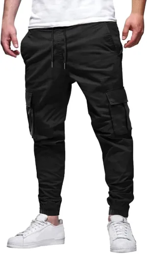 Sweatpants for Men Loose Fit Dress Pants for Men Stretch Waist Match Mens Wild Cargo Pants Corduroy Baggy Pants Mens