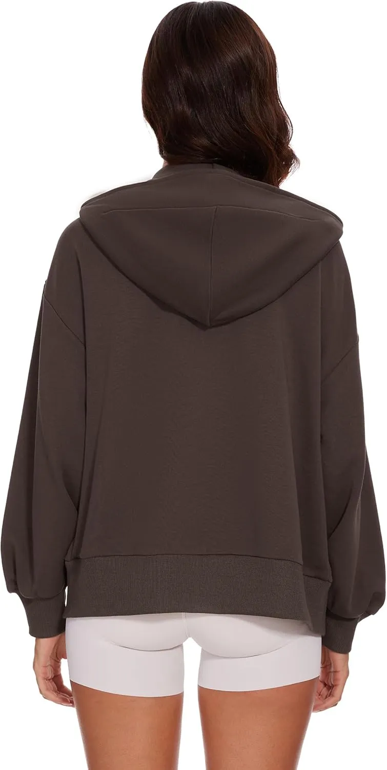 Taurus Womens Zip Up Hoodies Oversized Long Sleeve Sweatshirt Fall Y2K Hoodie Jacket with Pockets