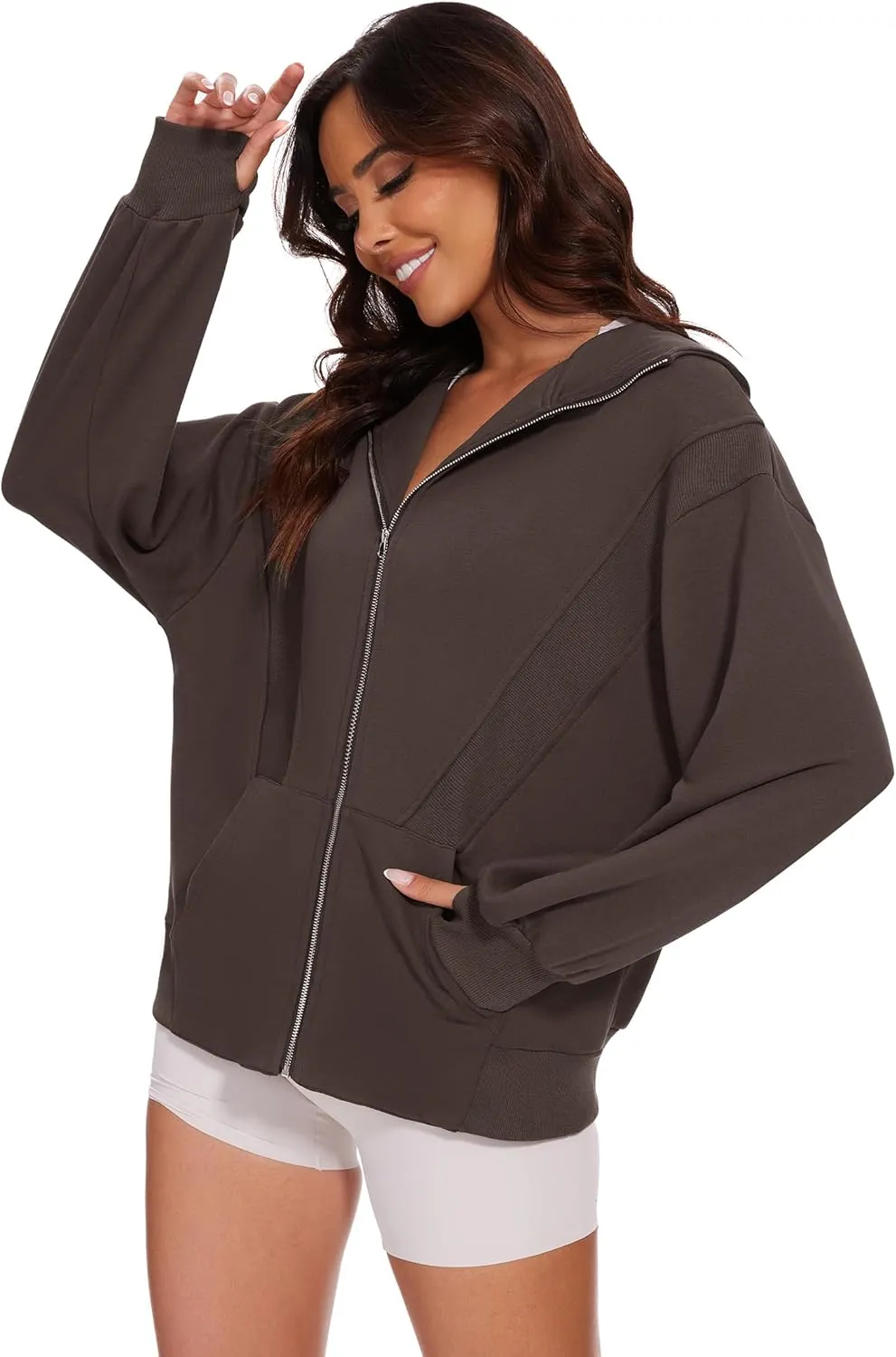 Taurus Womens Zip Up Hoodies Oversized Long Sleeve Sweatshirt Fall Y2K Hoodie Jacket with Pockets