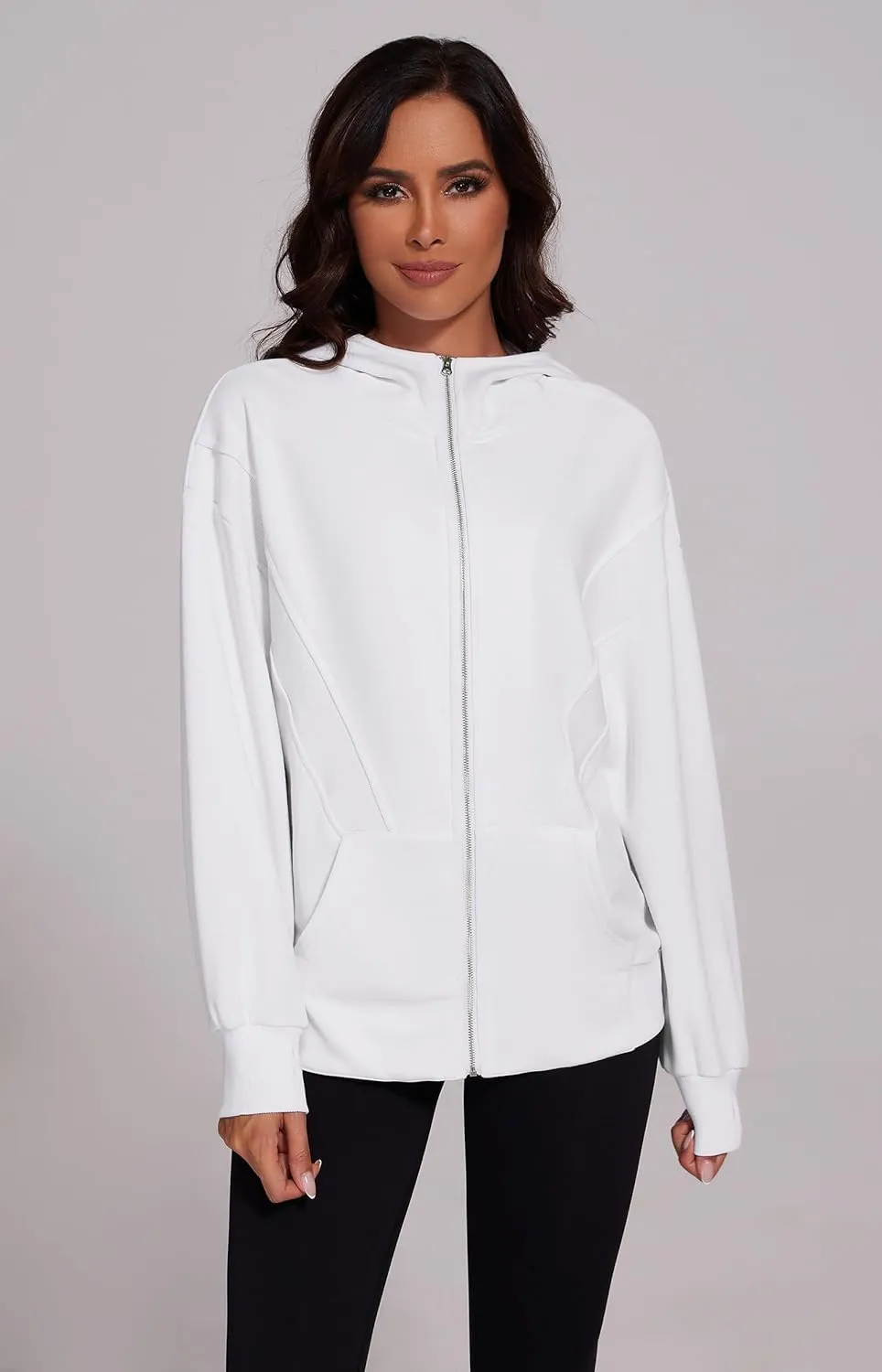 Taurus Womens Zip Up Hoodies Oversized Long Sleeve Sweatshirt Fall Y2K Hoodie Jacket with Pockets