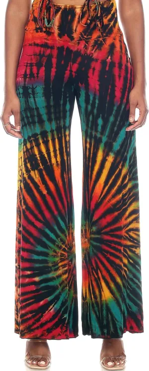THE COLLECTION ROYAL Palazzo Pants Hippie Harem Boho Yoga Casual Cozy Jogger Wide Leg Workout Pant Travel Clothes