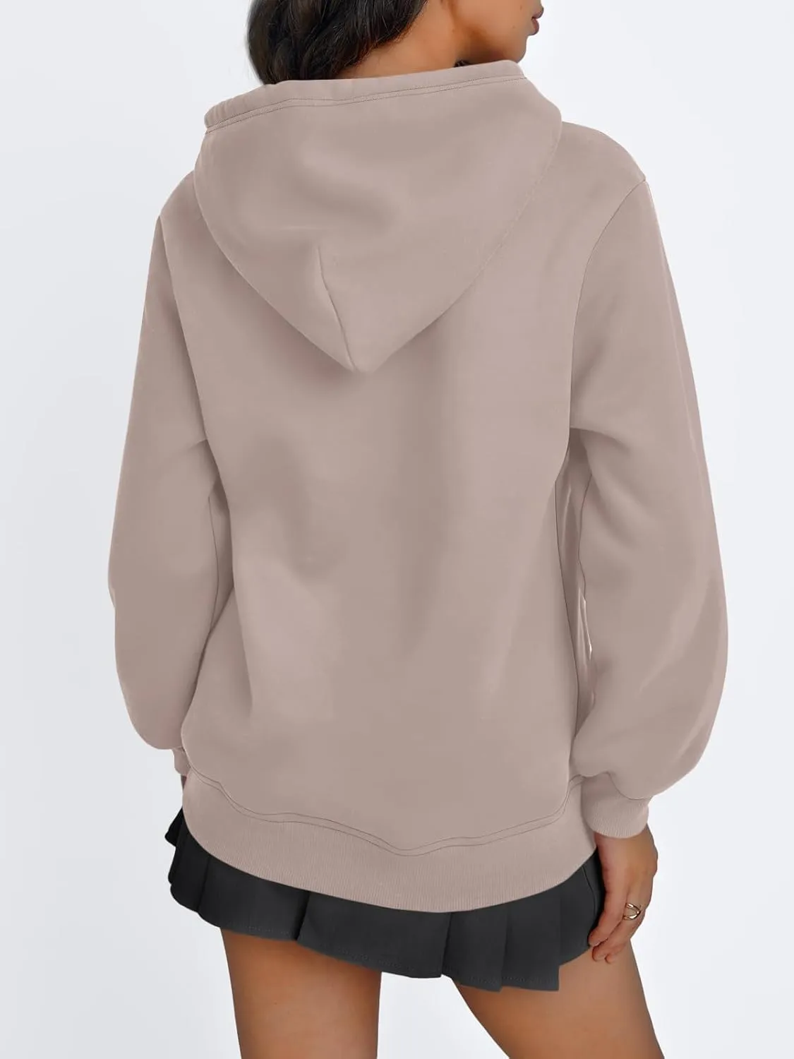 Trendy Queen Women's Winter Fleece Sherpa Lined Hoodie Casual Warm Long Sleeve Pullover Sweatshirt