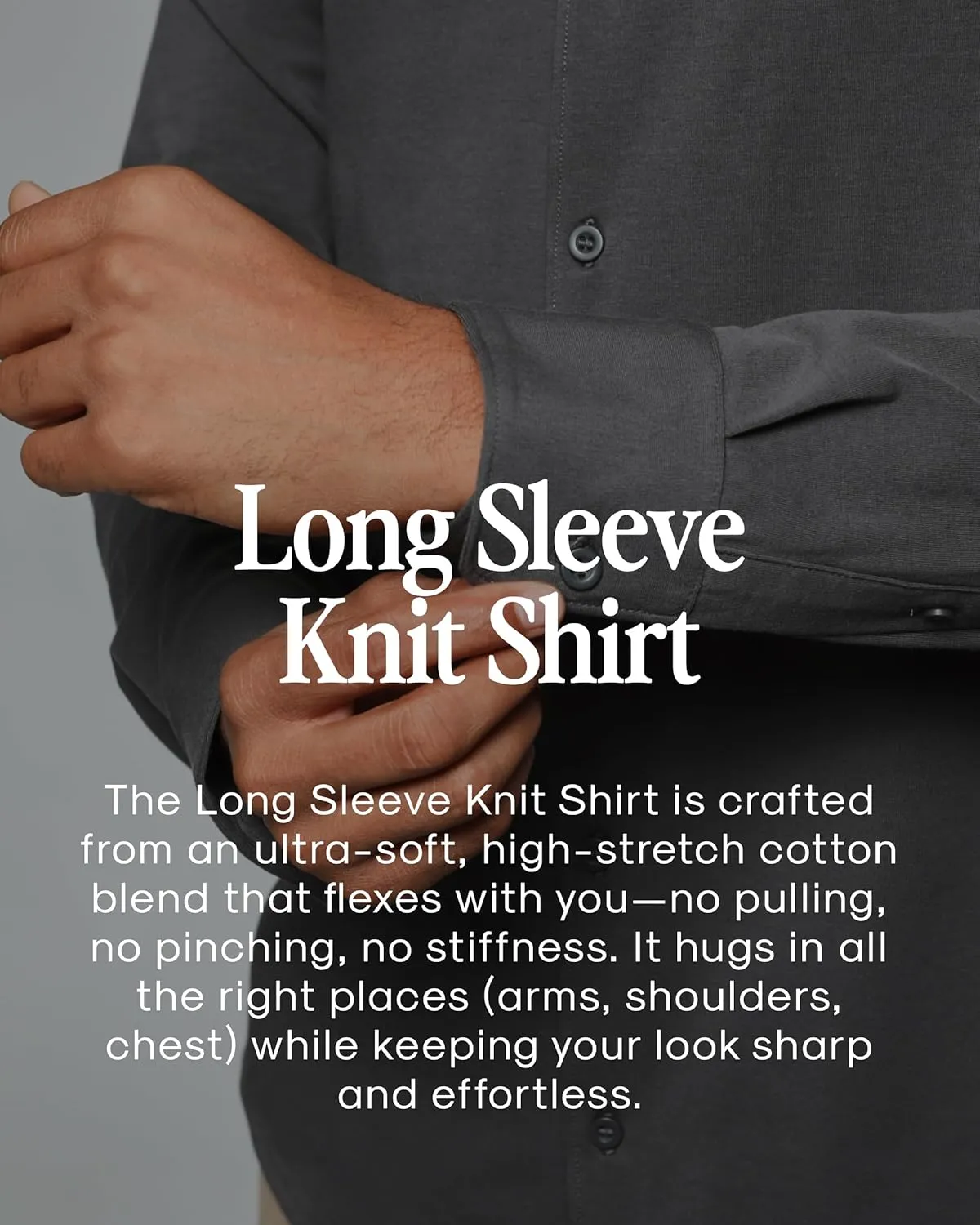 True Classic Mens Long Sleeve Button Down Shirt - Casual Dress Shirts for Men, Quick Dry