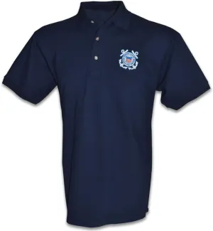 US Coast Guard USCG Polo Golf Shirt