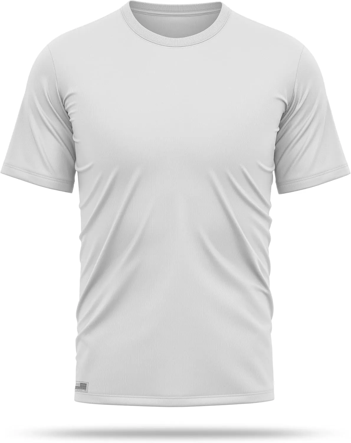 Utility Shirts for Men | USA Patriotic Lightweight Tee | Micro Polyester, Moisture-Wicking Quick-Dry Comfort.
