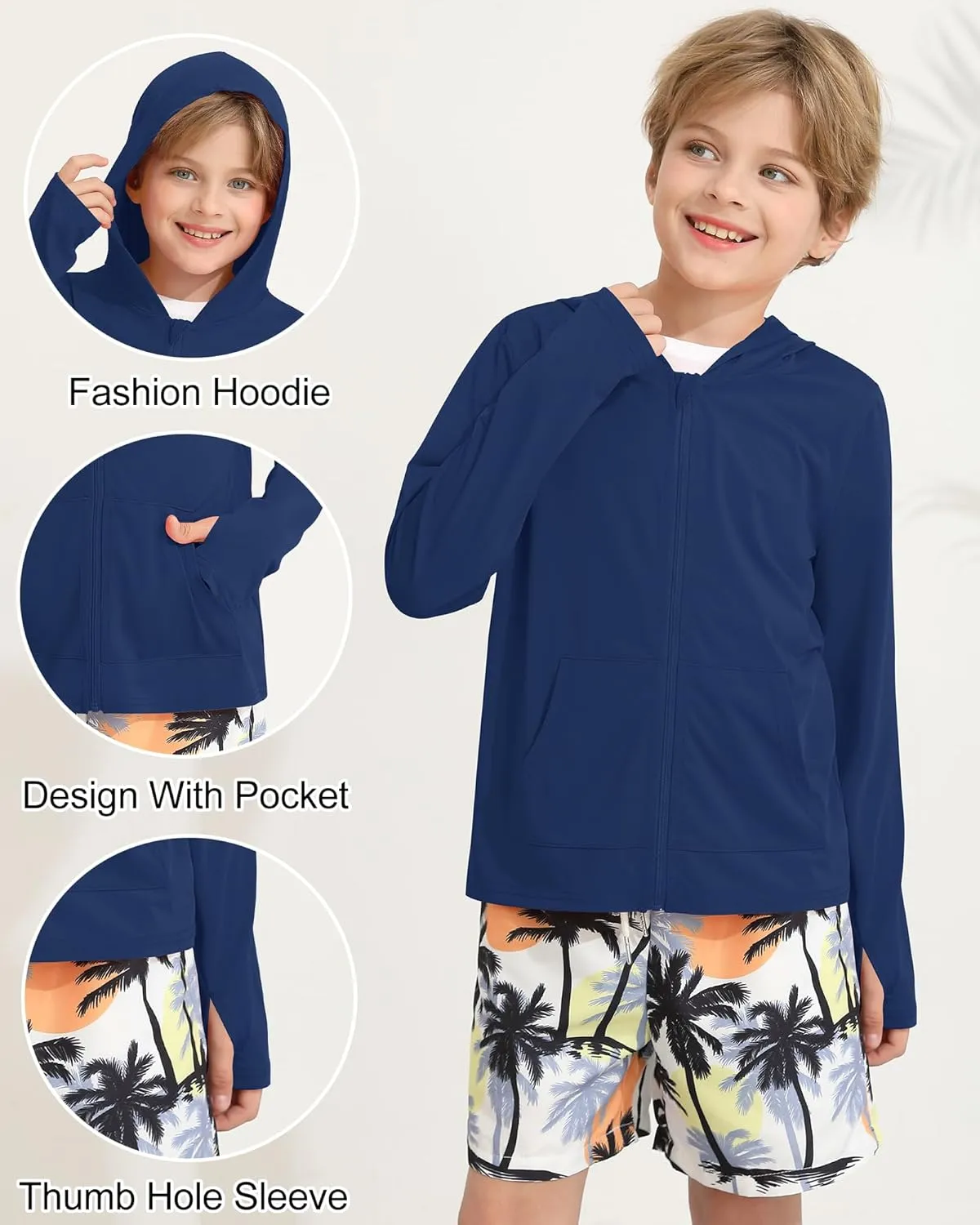 WISREMT Girls Boys Neon Shirt UPF 50  Rash Guard Long Sleeve Athletic Hoodie Sweatshirt Quick Dry Swim Cover Up Sun Shirts