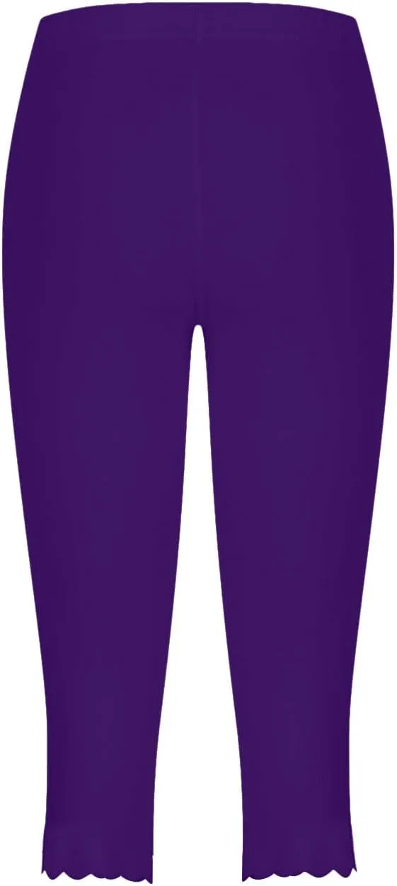 Women Capris Leggings 2024 Summer Causal Cropped Pants Dressy Trendy Knee Length Capri Laides Yoga Clothing