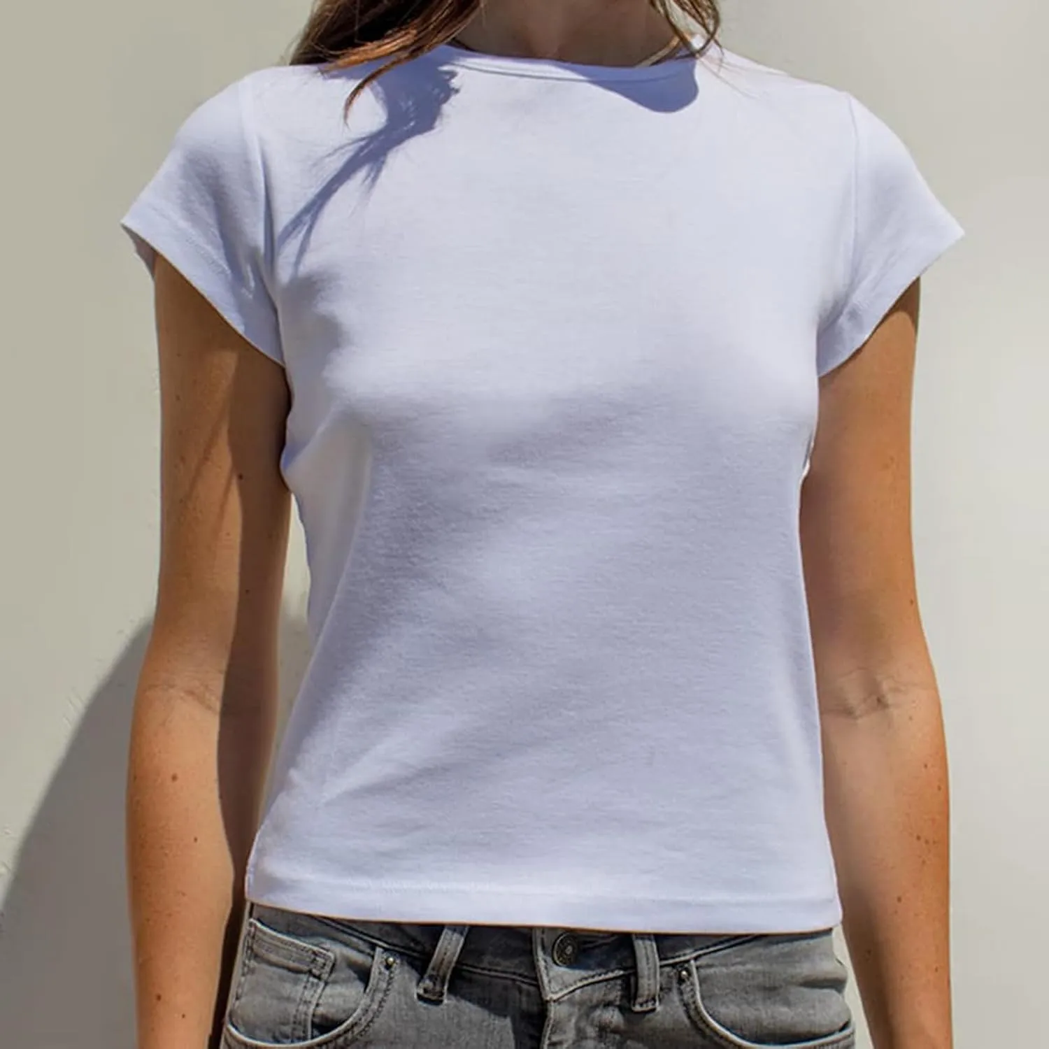Women Y2k Grunge Shirt Goth Vintage Graphic Tee 2000s Aesthetics Short Sleeve Crewneck T-Shirt Summer Going Out Top