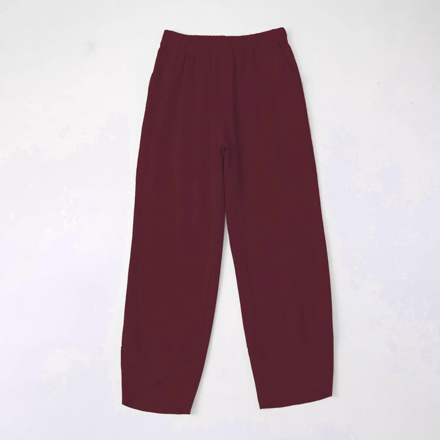 Women's Cotton Linen Pants Summer 2025 Casual Capri Pants with Pockets Cropped High Waisted Comfy Baggy Trousers
