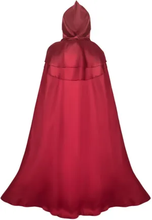 Women's Gothic Hooded Cloak Gothic Style Steampunk Vintage Renaissance Cape Halloween Cosplay Costumes Cloak Cape