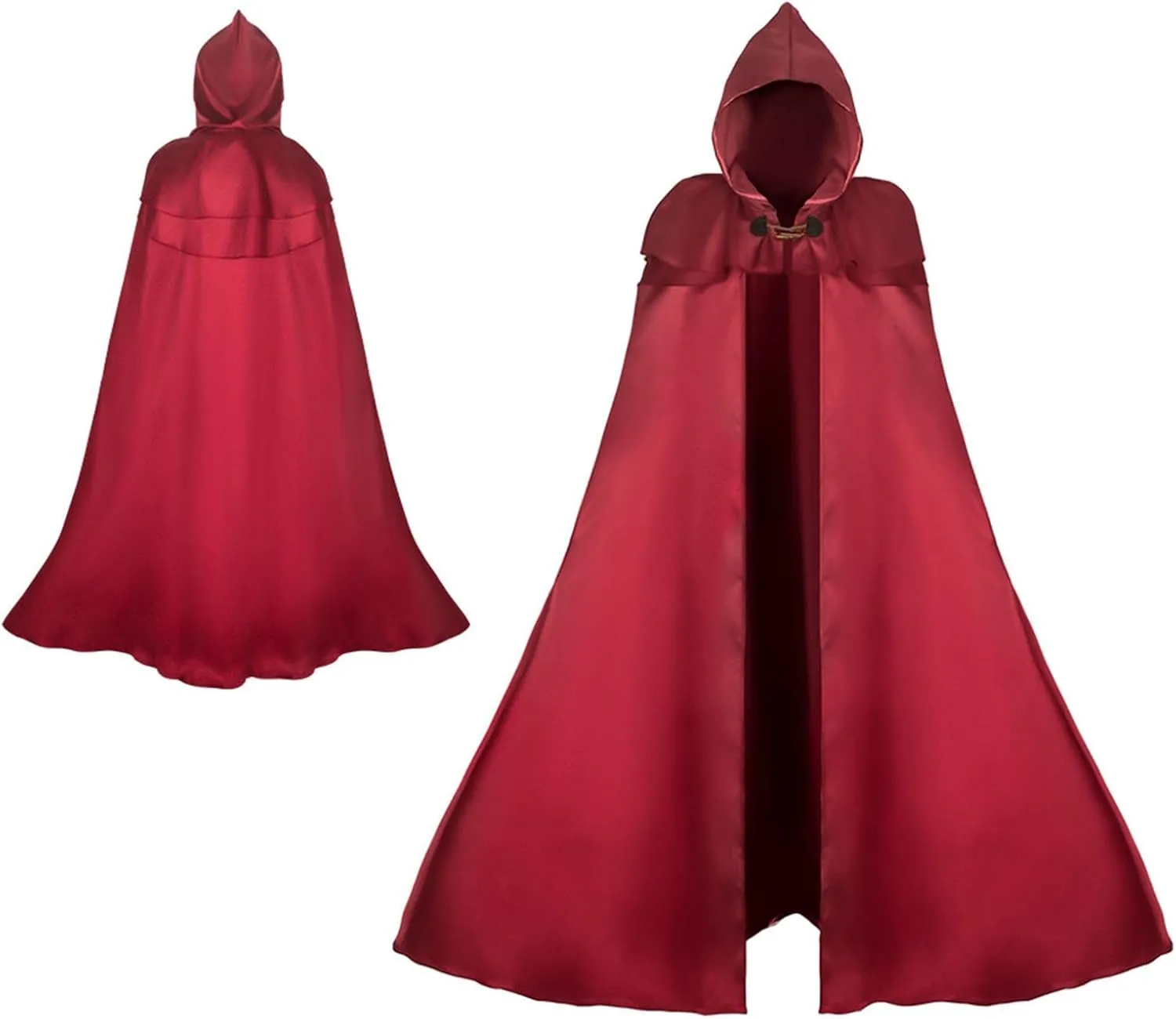Women's Gothic Hooded Cloak Gothic Style Steampunk Vintage Renaissance Cape Halloween Cosplay Costumes Cloak Cape