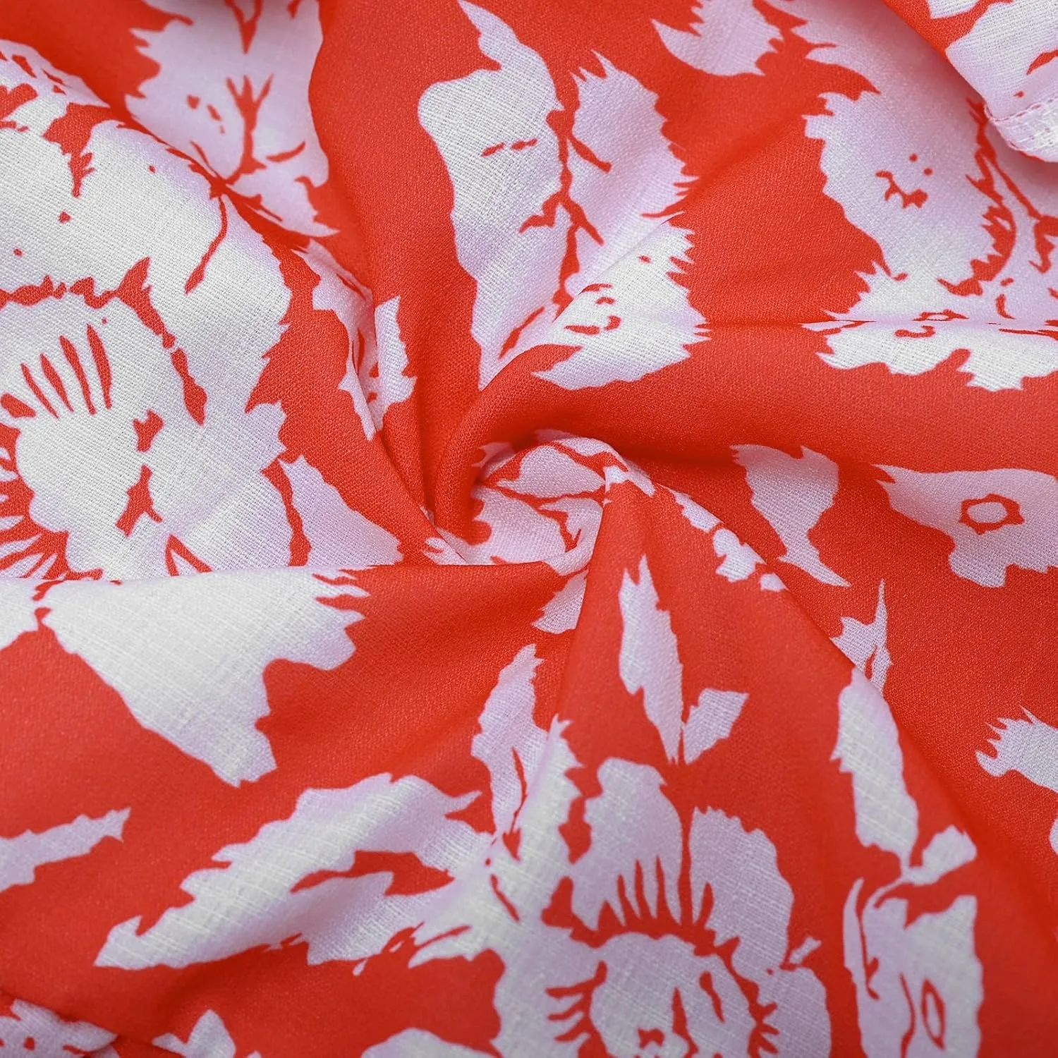 Women's One Shoulder Floral Dresses Cutout Flowy Ruffle Hem Short Mini Beach Dress Backless Sexy Boho Sundresses