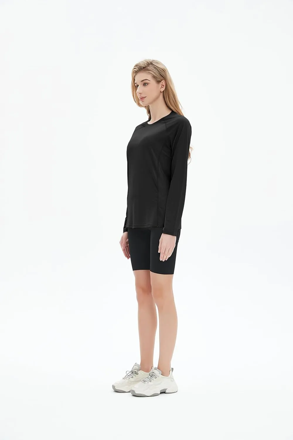 Women's Rash Guard Long Sleeve Shirt UPF 50  Sun UV Protection Quick Dry Swim Shirt Yoga Running Hiking Gym Tee Top