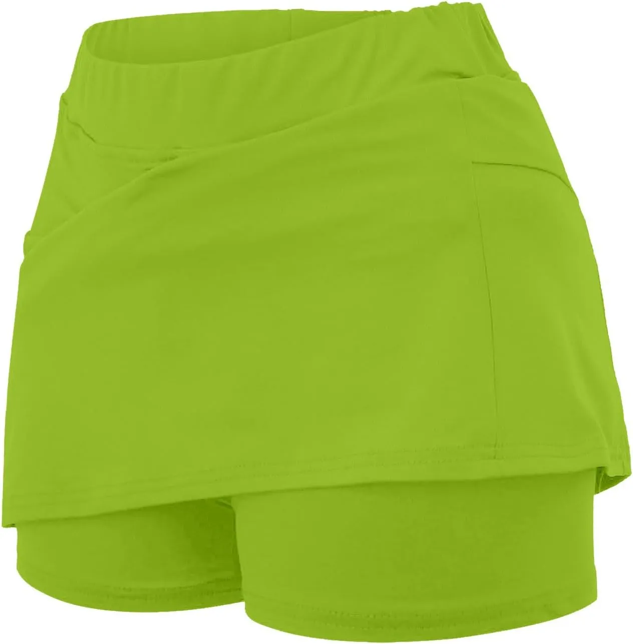 Womens Skorts with Pockets Solid Mid Waist Plus Size Skorts for Women High Waist Athletic Sports Yoga Pants Skirt